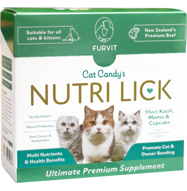 Furvit Cat Candy's Nutri Lick Premium New Zealand Beef Supplements